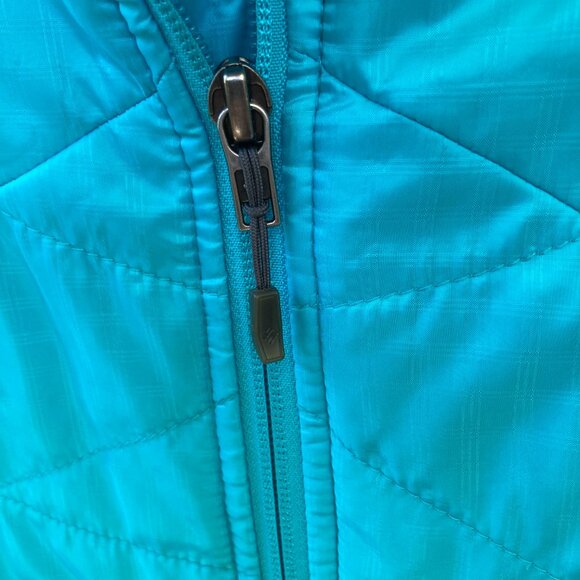Columbia Womens Vest XS Omni Shield Black Full Zip Omni Heat Quilted. 3 pockets! - Picture 2 of 5